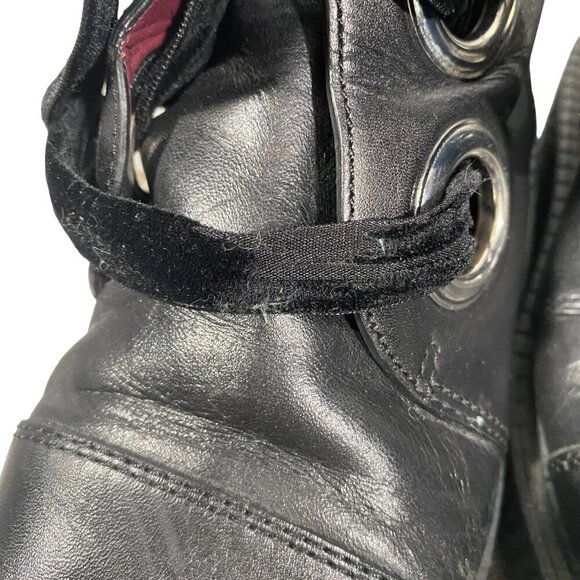 Marc by Marc Jacobs Black Leather combat Boots Size 37 designer fairy grunge - Picture 11 of 11